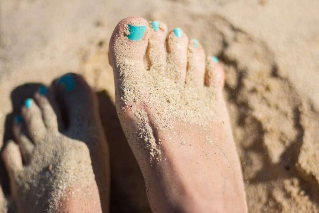barefoot in the summertime
